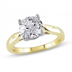 2 CT. Diamond Solitaire Engagement Ring in 14K Gold