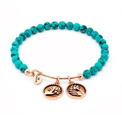 Creativity Green Turquoise Expandable Bangle