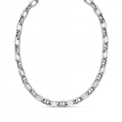 Silver Cable Mariner Chain Necklace