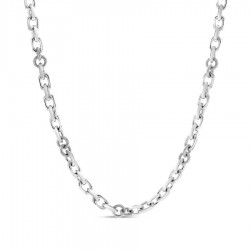 Sterling Silver Marco Cable Chain Necklace