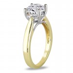 2 CT. Diamond Solitaire Engagement Ring in 14K Gold