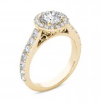 1-1/2 CT. T.W. Diamond Frame Engagement Ring in 14K Gold