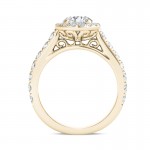 1-1/2 CT. T.W. Diamond Frame Engagement Ring in 14K Gold