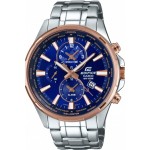 Casio Edifice Men's Blue Dial Stainless Steel Bracelet Watch